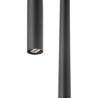 Suspension luminaire design TABUNG 3P 3xG9 - noir