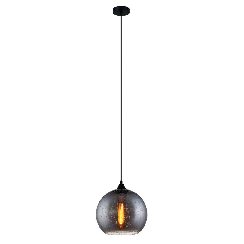 Suspension luminaire design TABBY MDM3148 / 1 SG + DROP E27 - noir