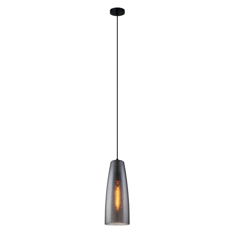 Lampe Suspendue design TABBY MDM3147 / 1 SG + DROP E27 - noir