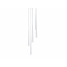 Suspension luminaire design STYLO 5 5xG9 - blanc