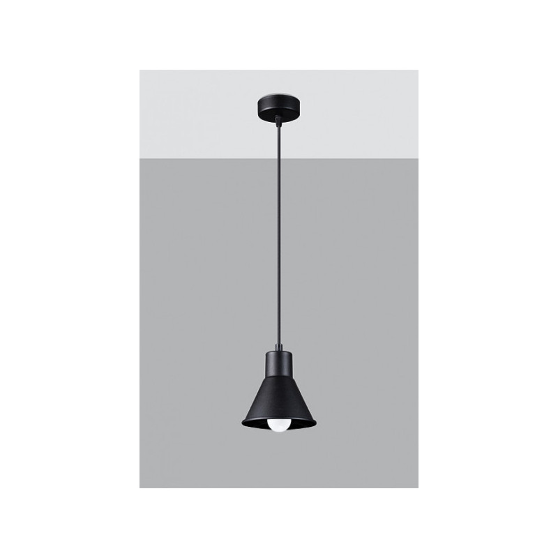 Lampe Suspendue design TALEJA E27 - noir