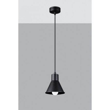 Lampe Suspendue design TALEJA E27 - noir