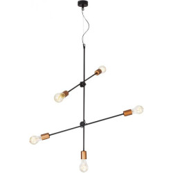 Lampe Suspendue design STICKS V E27 - or / noir