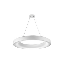 Lampe Design suspendue SOVANA LED 80W 2700-6500K DIM télécommande - blanc