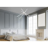 Lampe Design suspendue SPIDER LED 33W 3000K - blanc