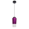 Lampe Suspendue design TUBE E27 - violet