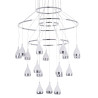 Lampe Design suspendue TELESTO CH LED 18x5W 3000K - chrome