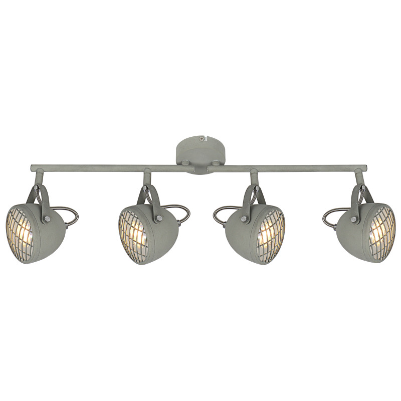 Luminaire PENT bande 4xGU10 - gris béton 