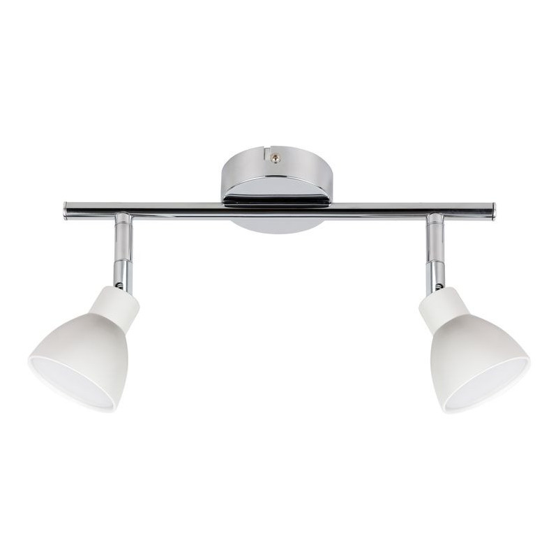 Luminaire ROY bande LED 2x5W - chrome 