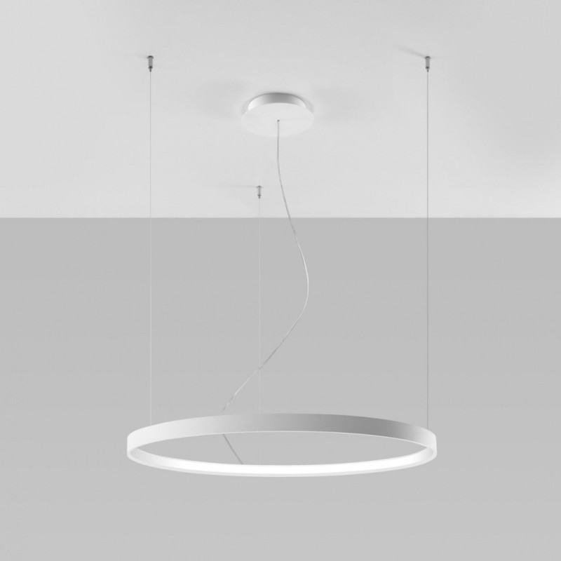 Suspension Design Lustre RIO 78cm LED 50W 3000K CRI90 - blanc