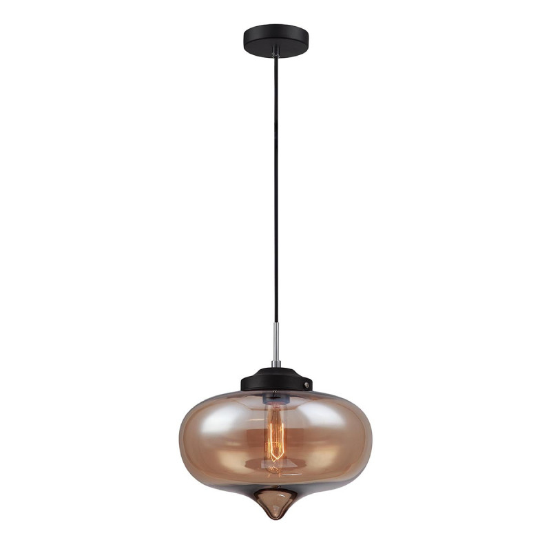 Suspension luminaire design Lustre miroir COEUR