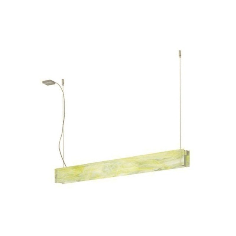 Suspension luminaire Lustre TRAVERSO VII G9 citron