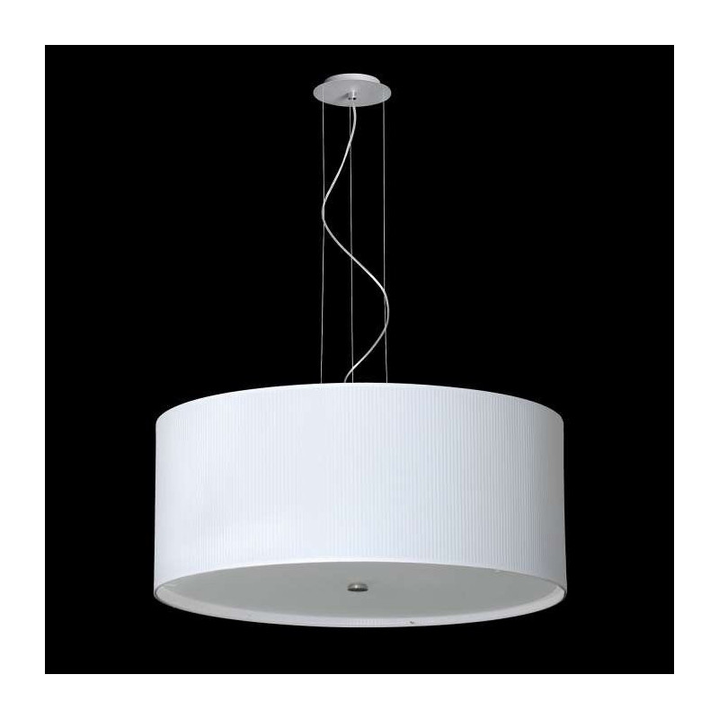 Luminaire suspension RONDO PLISA 80 E27 avec Abat-Jour