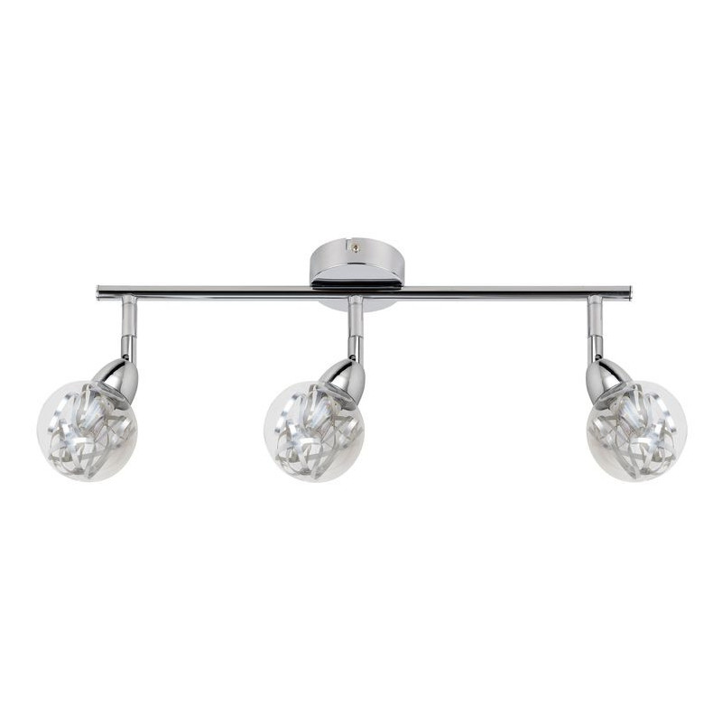 Luminaire BOLO bande LED 3x6W - chrome 