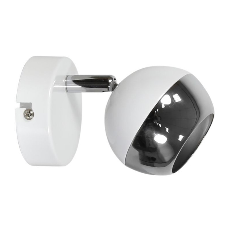 Luminaire BINGO applique murale GU10 - blanc / chrome 