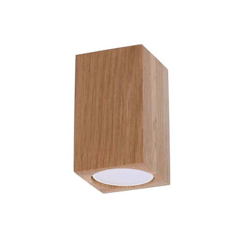 10 Downlight de surface KEKE GU10 - bois de chêne 