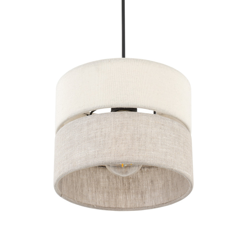 Suspension ECO 20cm en tissu beige Gris Bohème 