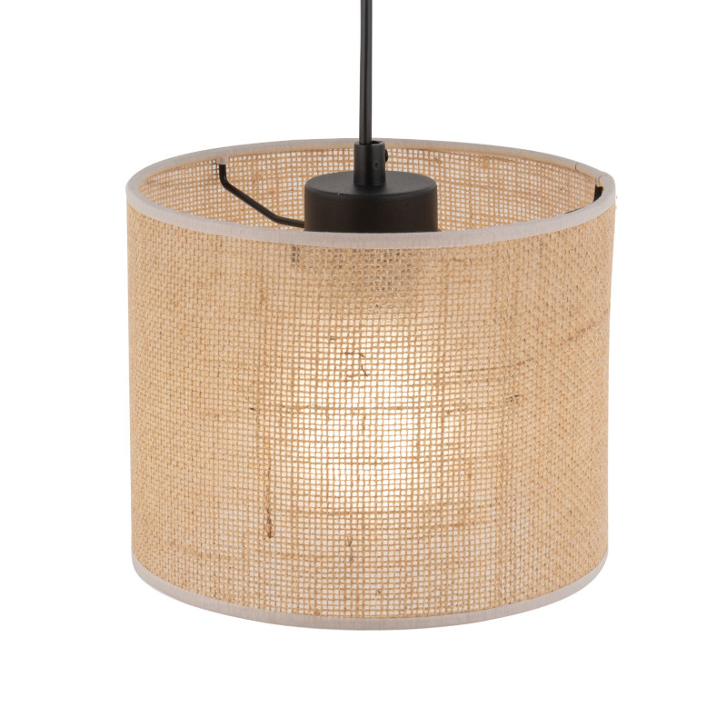 Suspension JUTA abat-jour jute rond 30cm Nature 