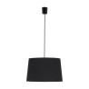 Suspension MAJA BLACK Tissu noir Design Minimaliste 