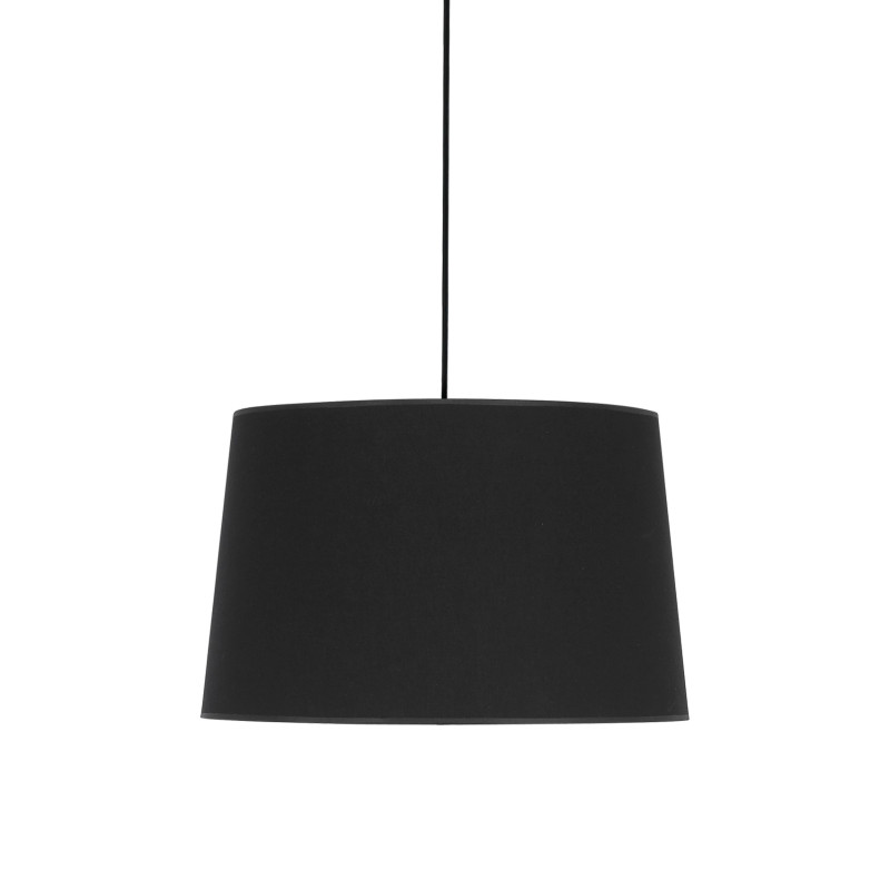 Suspension MAJA BLACK Tissu noir Design Minimaliste 