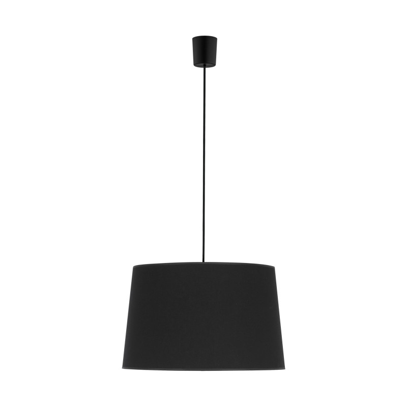 Suspension MAJA BLACK Tissu noir Design Minimaliste 