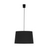 Suspension MAJA BLACK Tissu noir Design Minimaliste 