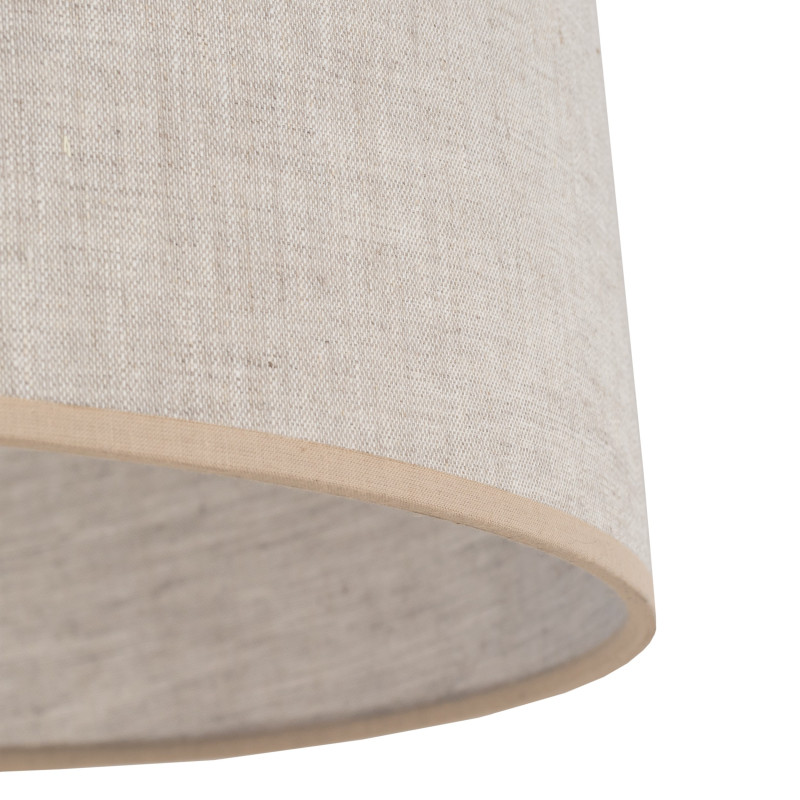 Suspension MAJA NATURE abat-jour lin beige gris Minimaliste 