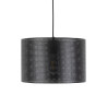 Suspension MORENO abat-jour D30cm metal ajouré noir Industriel 