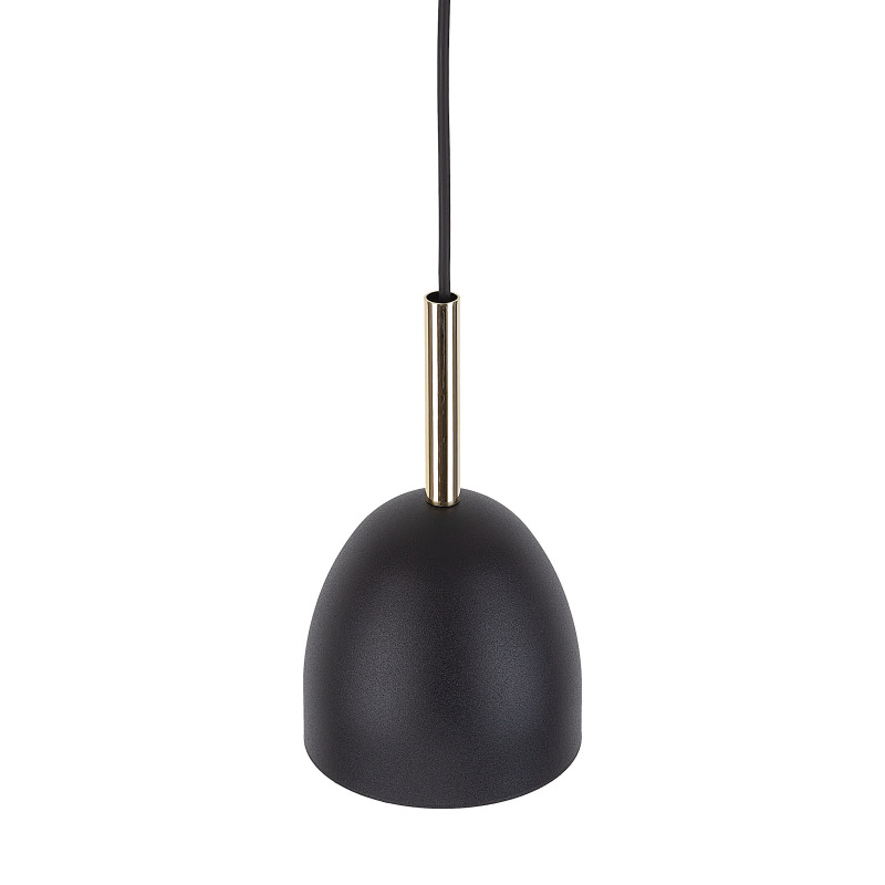 Suspension NORD BLACK metal noir Industriel 