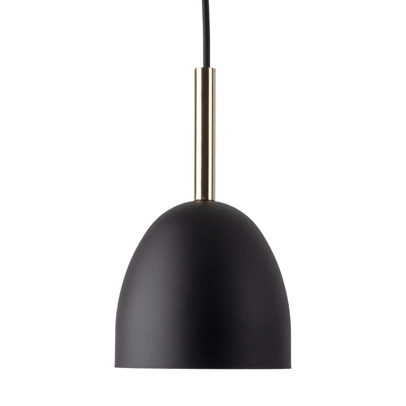 Suspension NORD BLACK metal noir Industriel 