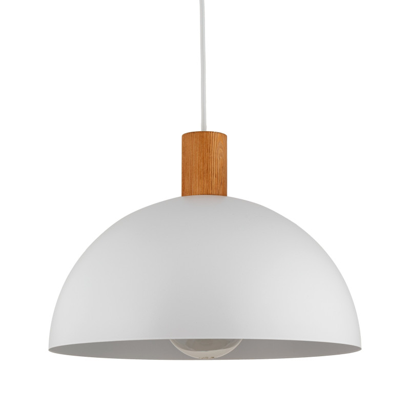 Suspension OSLO WHITE metal blanc Industriel 