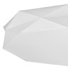 Plafonnier KANTOOR WHITE NEW 78cm tissu blanc Design chic 