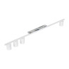 Plafonnier LOGAN WHITE 4 lampes metal blanc Minimaliste 