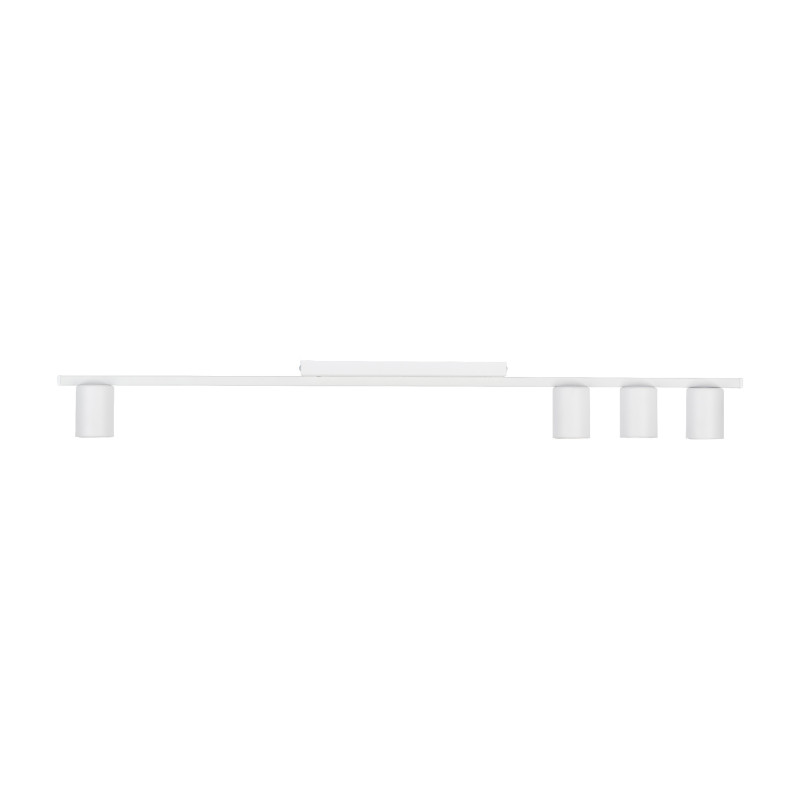 Plafonnier LOGAN WHITE 4 lampes metal blanc Minimaliste 