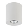 Plafonnier ORION WHITE cylindre H12cm métal blanc Design Minimaliste 