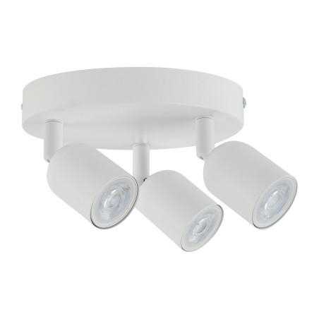 Plafonnier TOP WHITE 3 lampes orientables metal blanc Minimaliste 