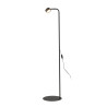 Lampadaire AVIA BLACK metal noir Industriel 