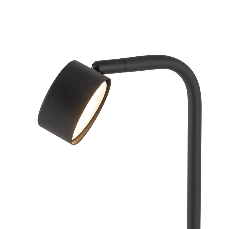 Lampadaire AVIA BLACK metal noir Industriel 