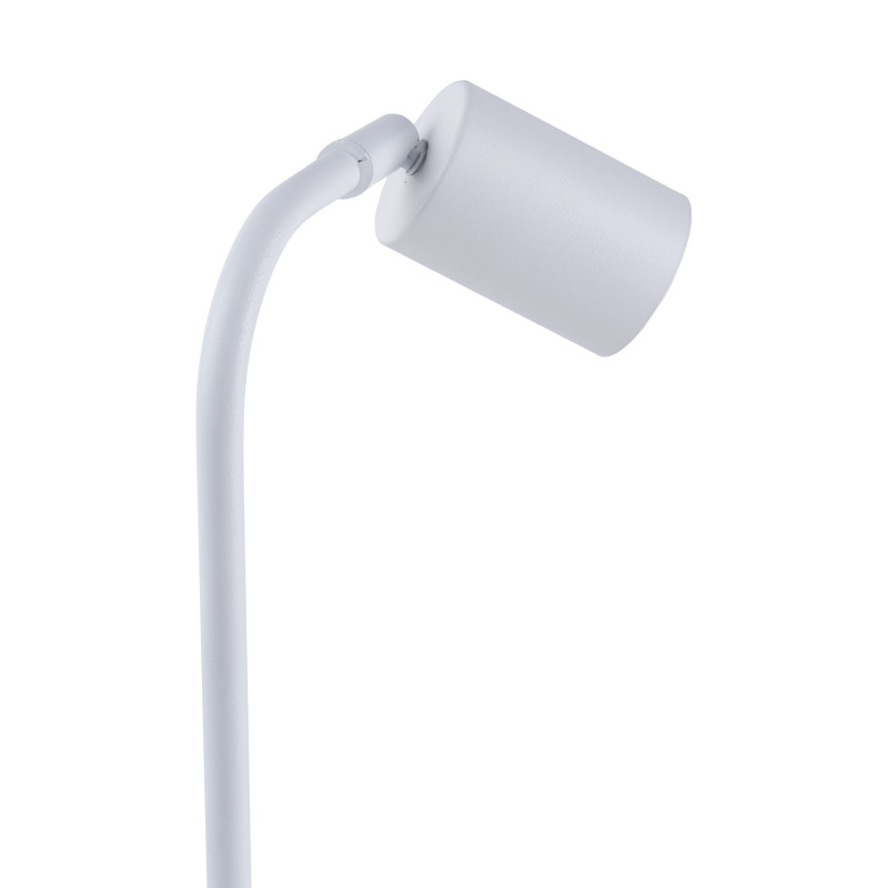 Lampe à poser LOGAN WHITE metal blanc Minimaliste 