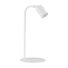 Lampe à poser LOGAN WHITE metal blanc Minimaliste 