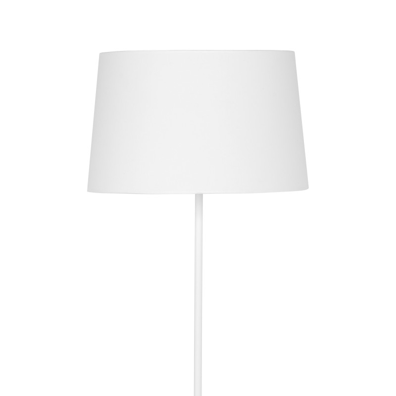 Lampadaire MAJA WHITE Tissu blanc Design Minimaliste 