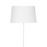 Lampadaire MAJA WHITE Tissu blanc Design Minimaliste 