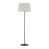 Lampadaire MAJA NATURE abat-jour lin beige gris Minimaliste 