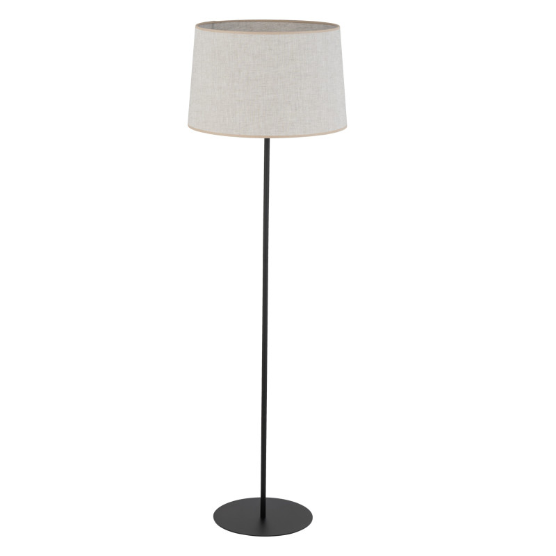 Lampadaire MAJA NATURE abat-jour lin beige gris Minimaliste 