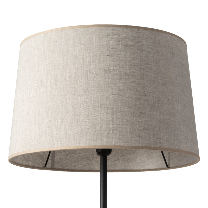 Lampadaire MAJA NATURE abat-jour lin beige gris Minimaliste 