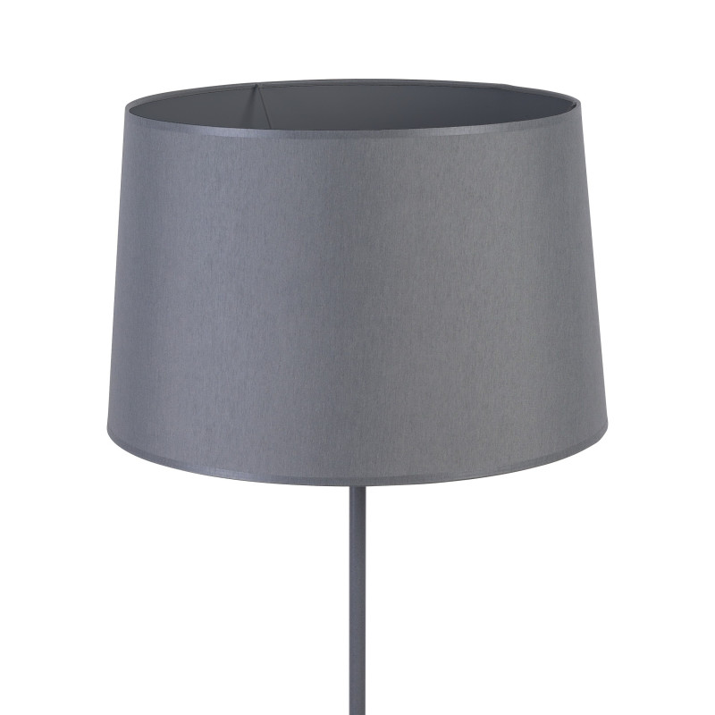 Lampadaire MAJA GRAY Tissu gris anthracite Design Minimaliste 