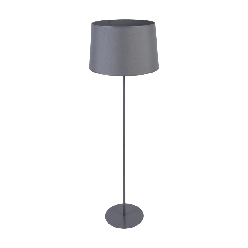 Lampadaire MAJA GRAY Tissu gris anthracite Design Minimaliste 