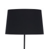 Lampadaire MAJA BLACK Tissu noir Design Minimaliste 