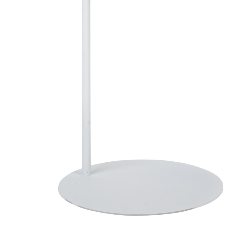 Lampadaire LOGAN WHITE metal blanc Minimaliste 