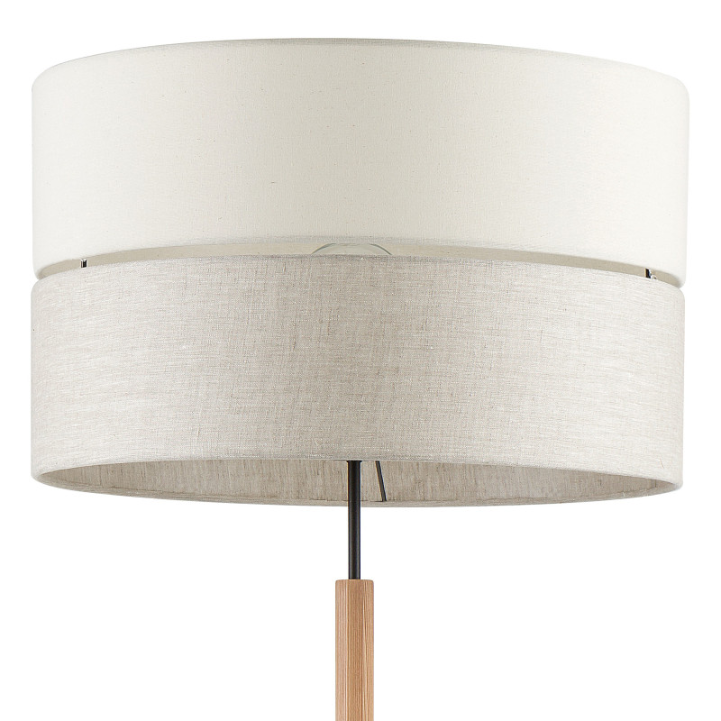 Lampadaire ECO en tissu beige Gris Bohème 